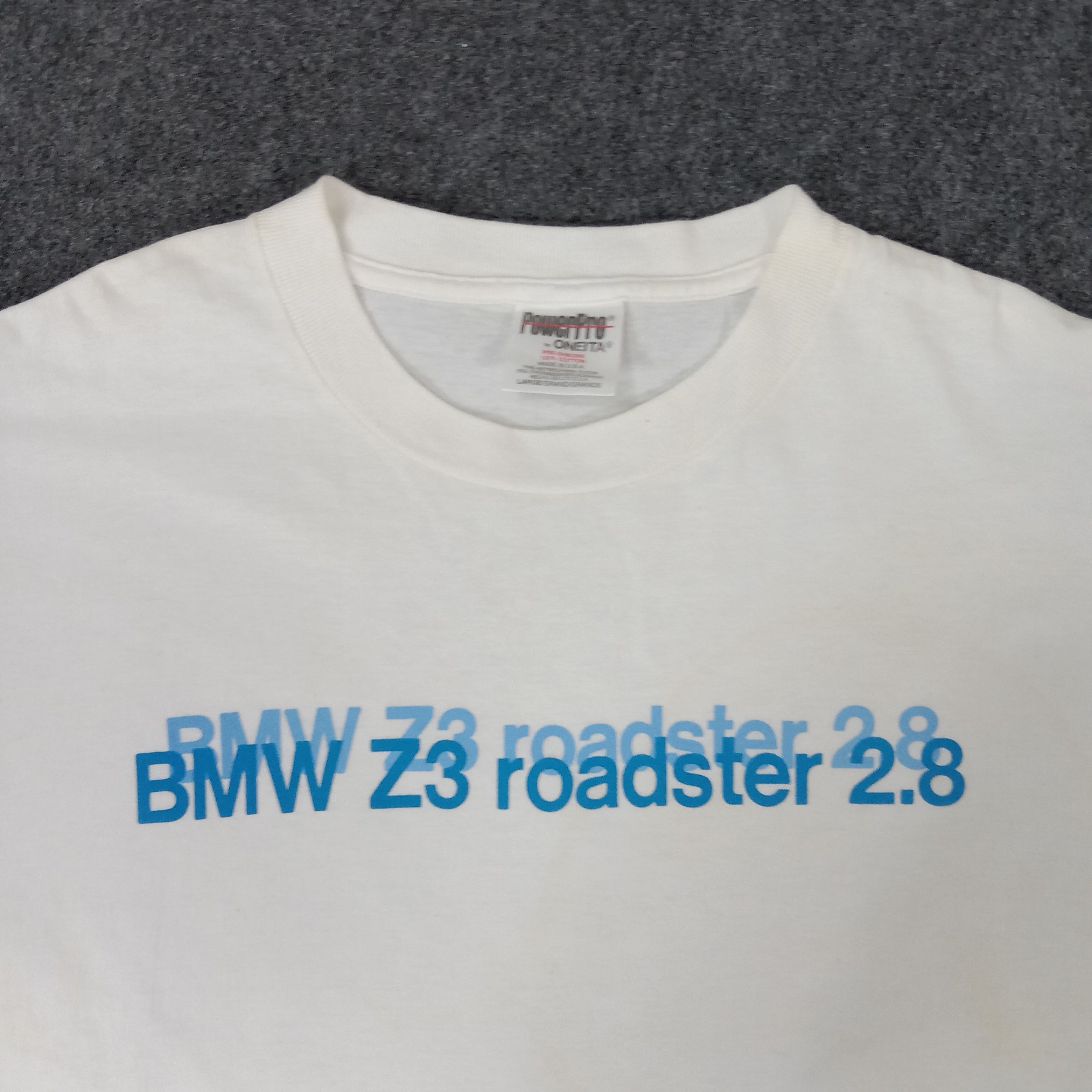 BMW × Vintage BMW Z3 Roadster 2.8 Motorsports Racing Tshirt Size US M / EU 48-50 / 2 - 2 Thumbnail