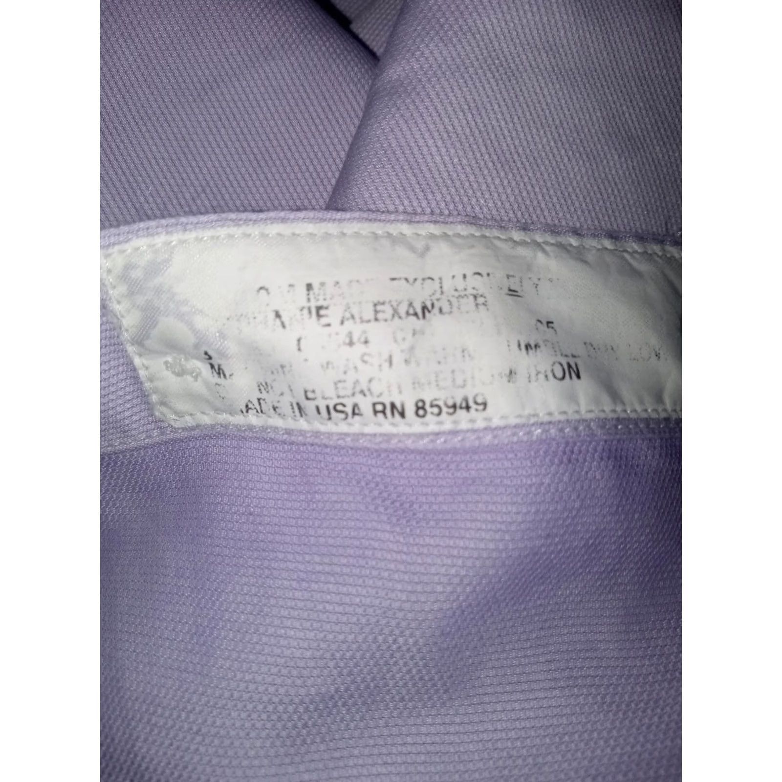 Vintage Essenza Purple Button-Up Shirt Womens L Blue Button-Up Shirt Womens L Blue Essenza Size L / US 10 / IT 46 - 3 Thumbnail