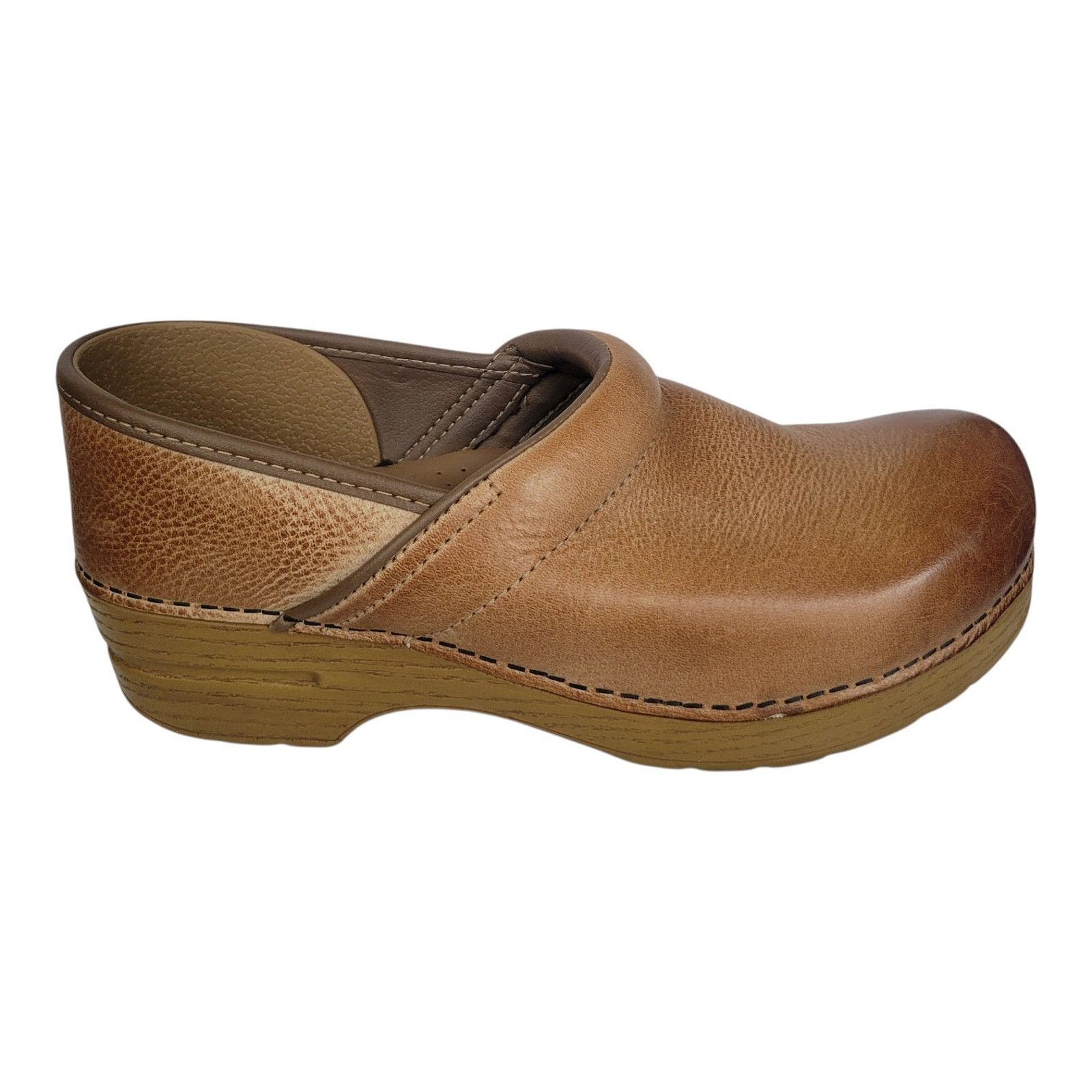 Dansko Dansko Professional Honey Distressed Leather Slide Size 40W Size US 9.5 / IT 39.5 - 2 Thumbnail