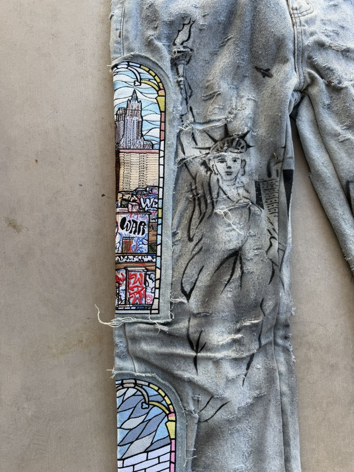 Who Decides War Who Decides War Dual Patch Pocket Pants “Sky” – Size 34 Size US 34 / EU 50 - 4 Thumbnail
