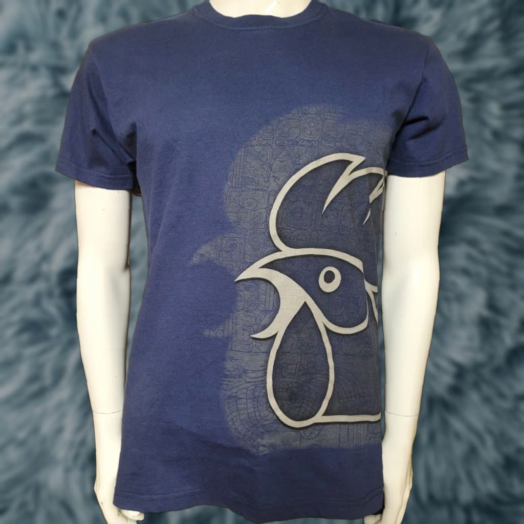 Vintage Gallo Cerveza Guatemala T Shirt Blue Small Mens T-Shirt 100% Cotton Logo Graphic Tee Beer Guatemala 1896 - Tzol Kin Size US S / EU 44-46 / 1 - 1 Thumbnail