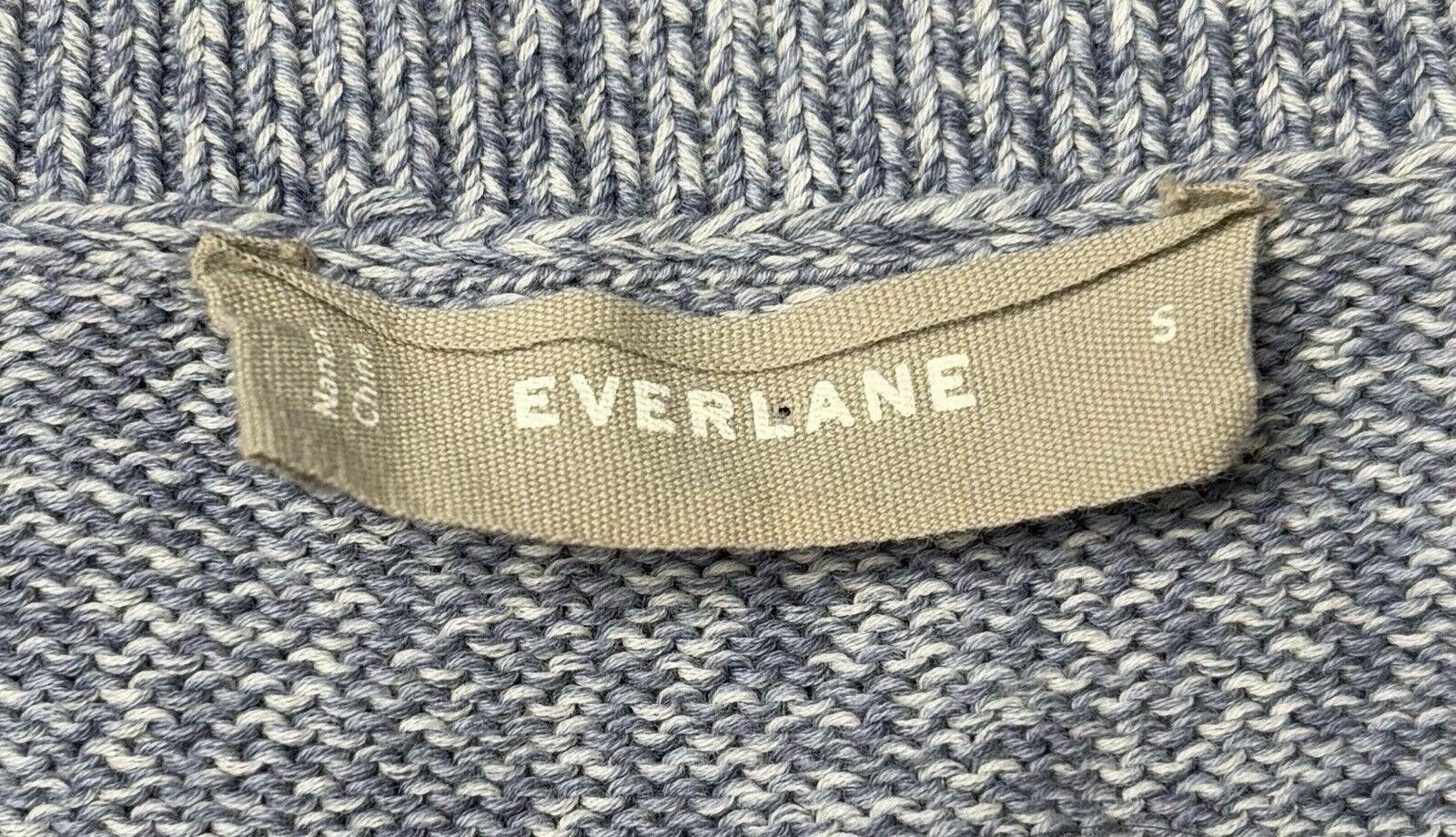 Everlane Everlane Sweater Women's Small Cotton Jumper Crew Neck Blue Size S / US 4 / IT 40 - 2 Thumbnail