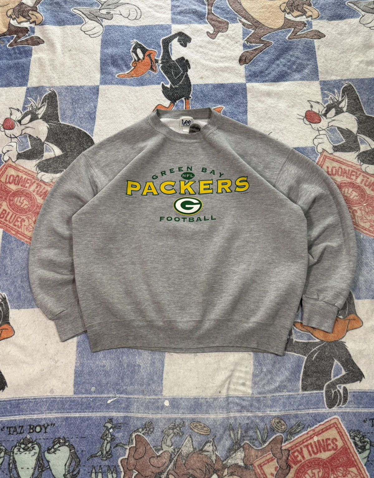 Vintage Vintage Green Bay packers crewneck sweatshirt Size US XL / EU 56 / 4 - 1 Thumbnail