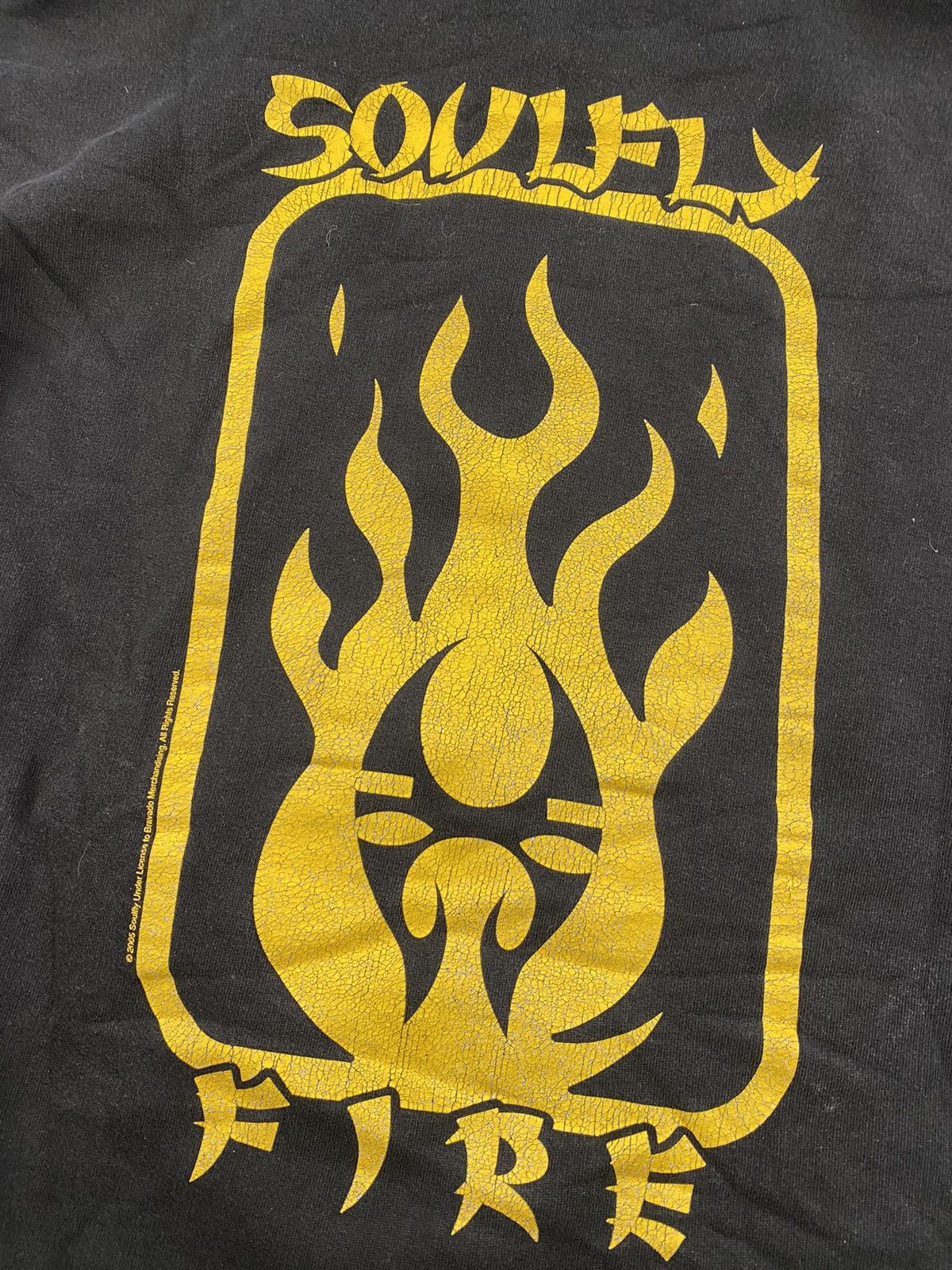 Band Tees Vintage 2005 Soulfly Fire Y2k full zip metal band hoodie Size US XL / EU 56 / 4 - 8 Thumbnail