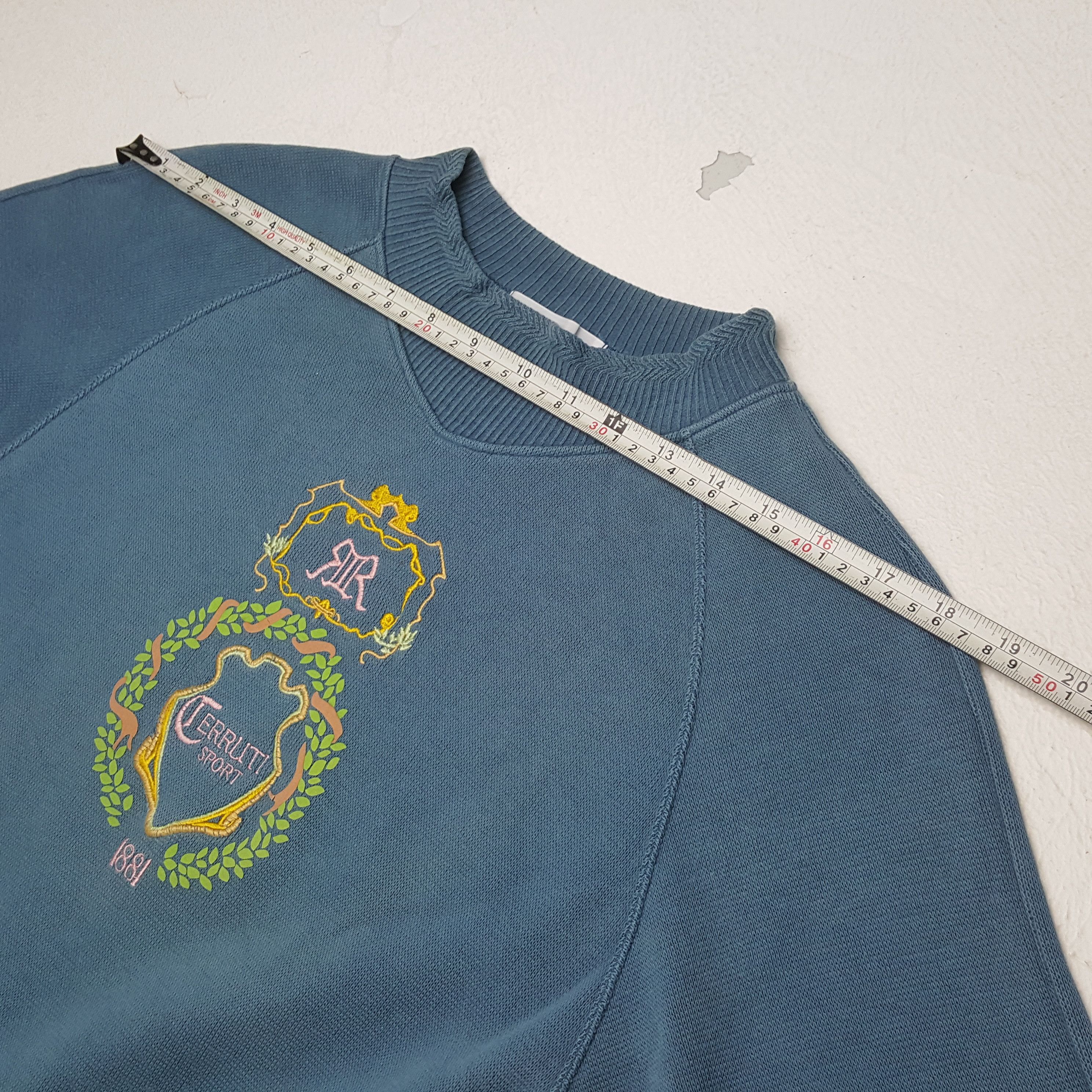 Cerruti 1881 × Vintage CERRUTI 1881 Center Design Sweatshirt Size US S / EU 44-46 / 1 - 4 Thumbnail