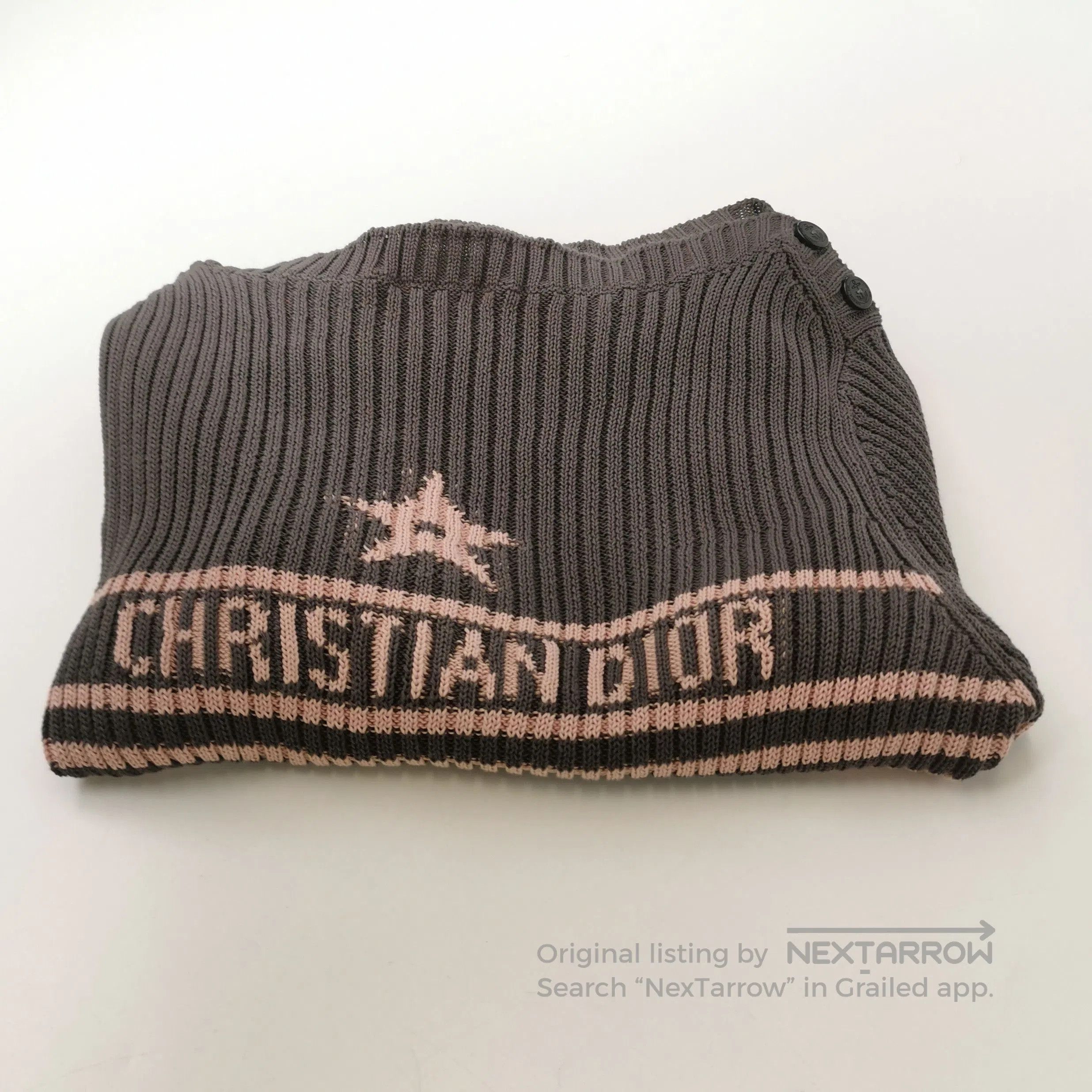 Dior Dior Colorblock Stripe Logo Cotton Sweater US8. Size L / US 10 / IT 46 - 1 Thumbnail