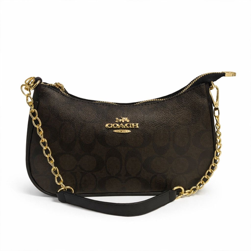 Coach Brown Coach Signature Teri Shoulder Bag Size ONE SIZE - 1 Thumbnail