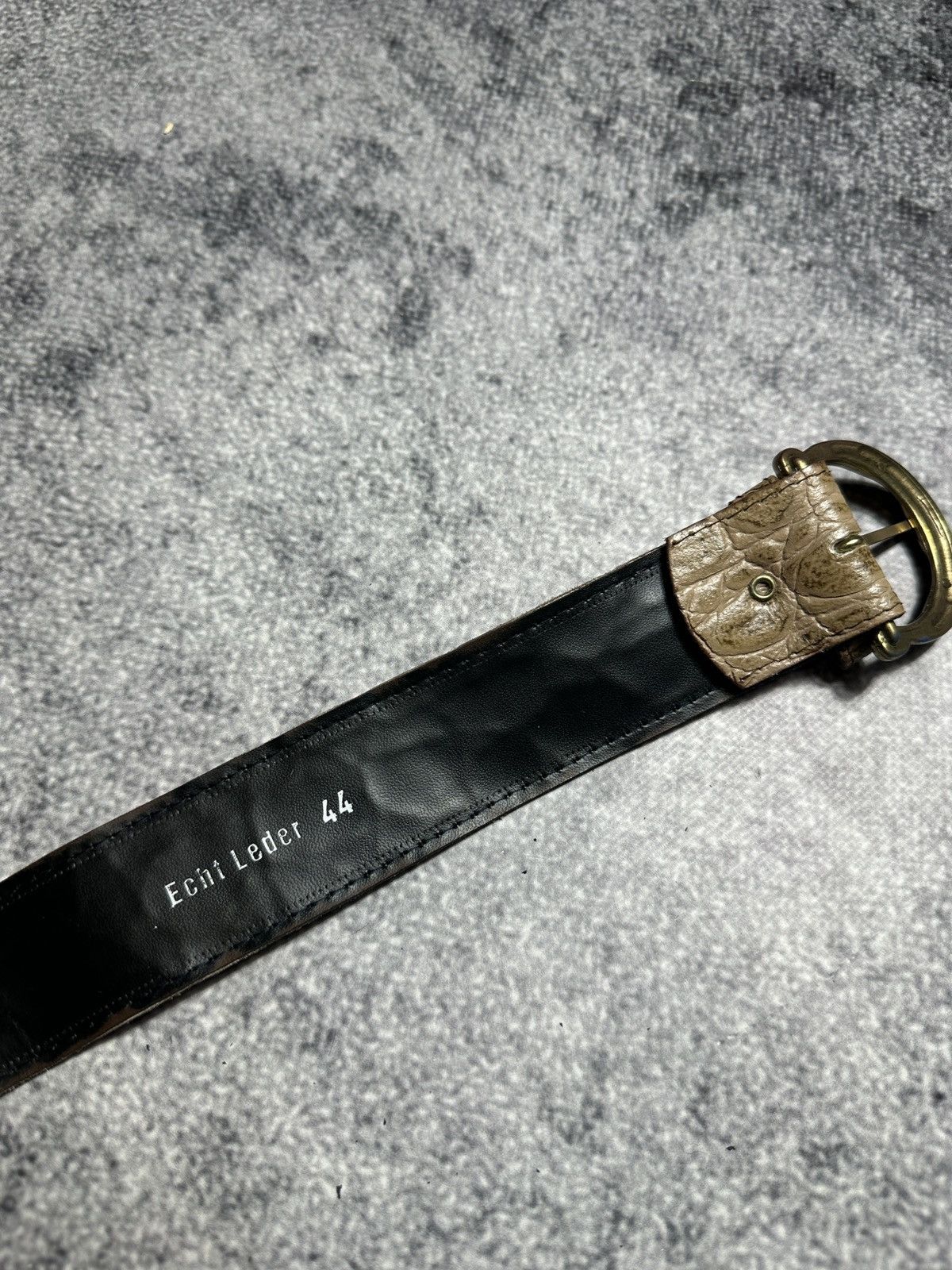 Other Y2K Crocodile Belts Streetwear Rare Casual Style USA Size ONE SIZE - 3 Thumbnail