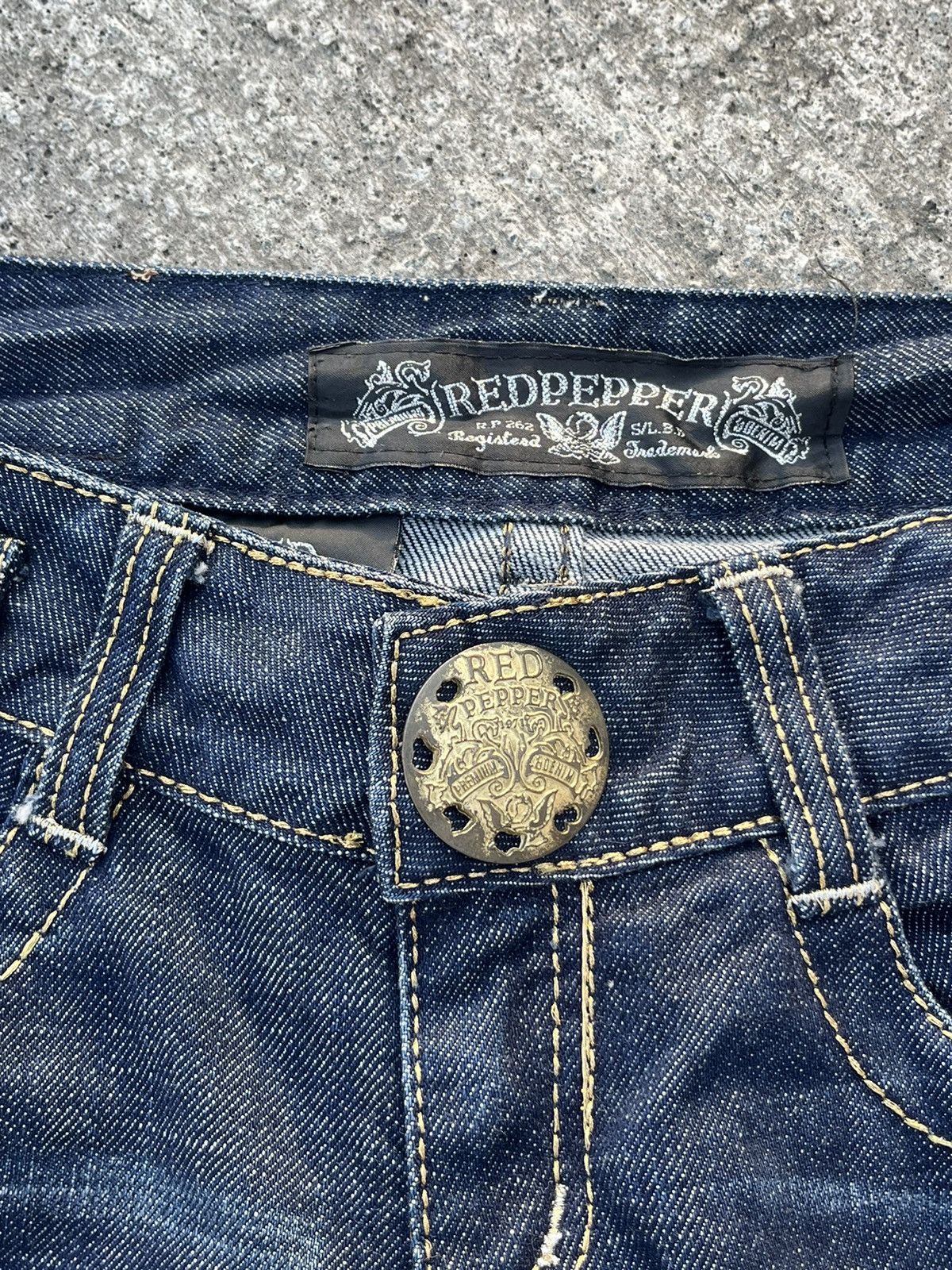 If Six Was Nine × Japanese Brand Red Pepper Gold Label Jeans Bootcut Size 28" / US 6 / IT 42 - 8 Thumbnail