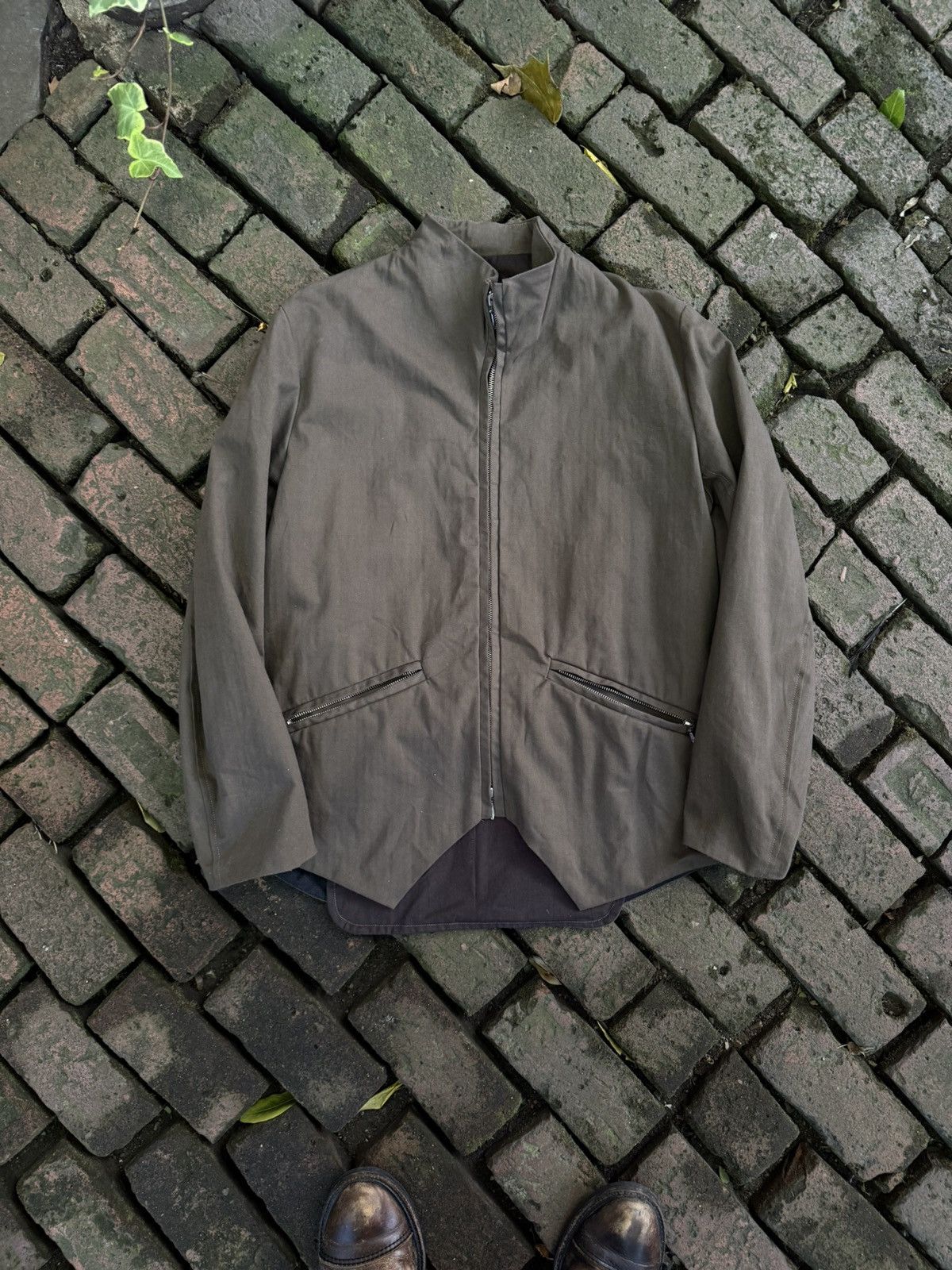 Paul Harnden Olive HB Cotton Jerkin AW25