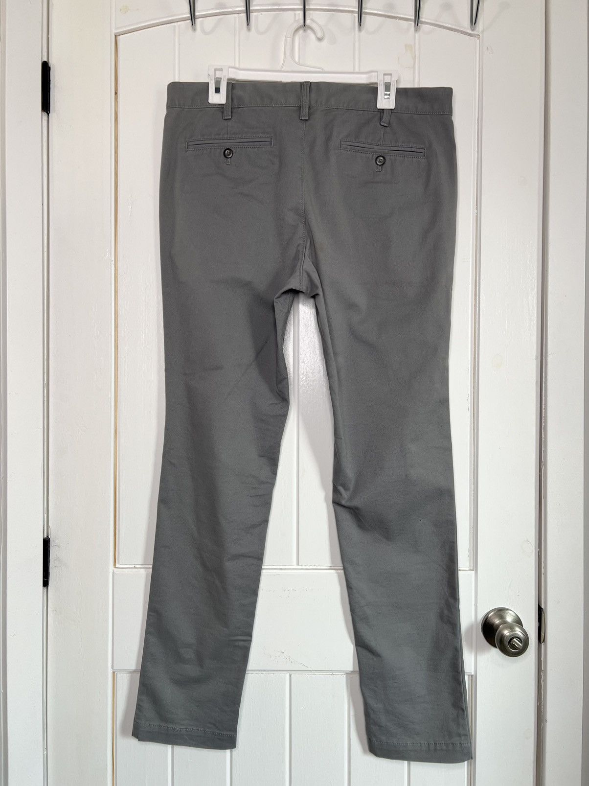 Express Express Skinny Fit Hayden Pants - Grey 33 X 32 Size US 33 - 4 Thumbnail