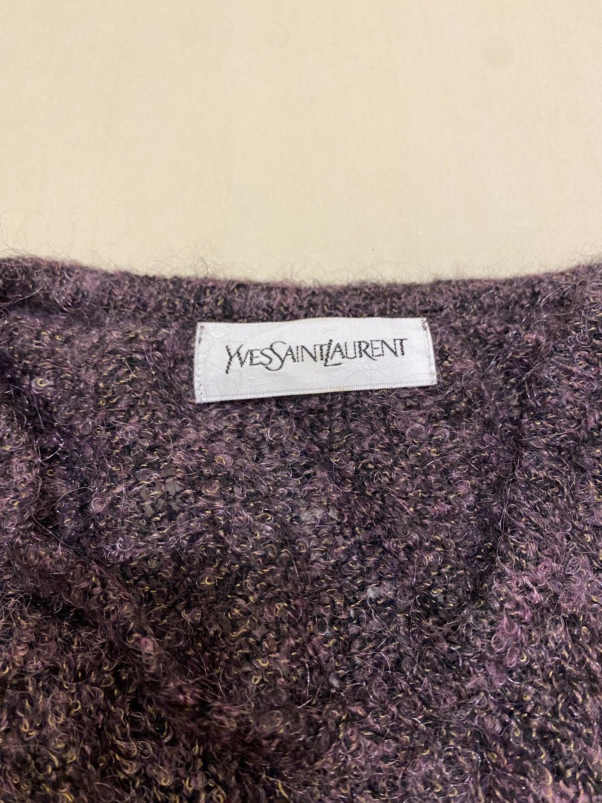 Yves Saint Laurent YSL Mesh Long Sleeve Size M / US 6-8 / IT 42-44 - 8 Thumbnail