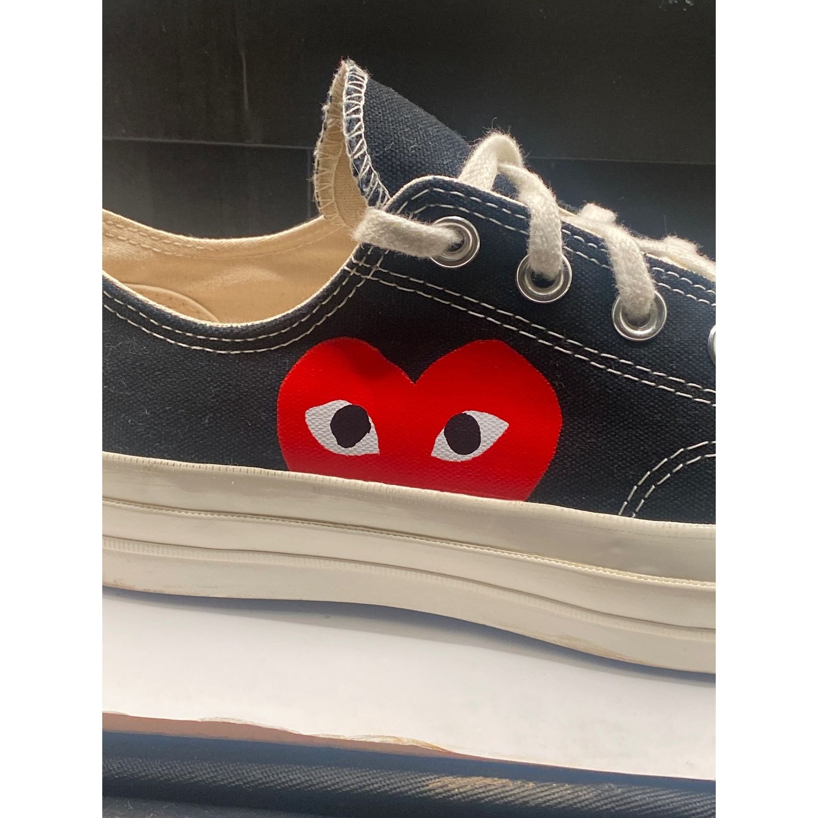Converse Converse x Comme des Garçons PLAY Chuck 70 Low Top M7/W9 Size US 7 / EU 40 - 9 Thumbnail