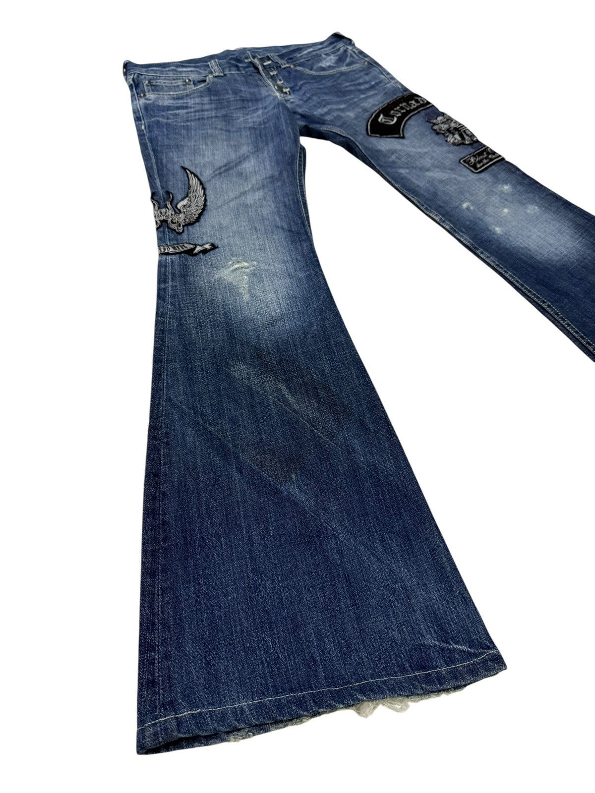 パンツ 00s tornado mart tribal flare denim Tornado Mart 