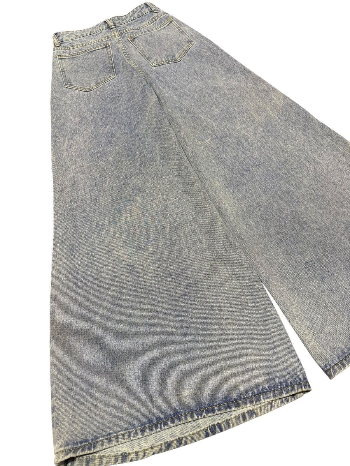 Japanese Brand Vtg Japanese Brand Baggy Blue Washed Jeans Size 30" / US 8 / IT 44 - 4 Thumbnail