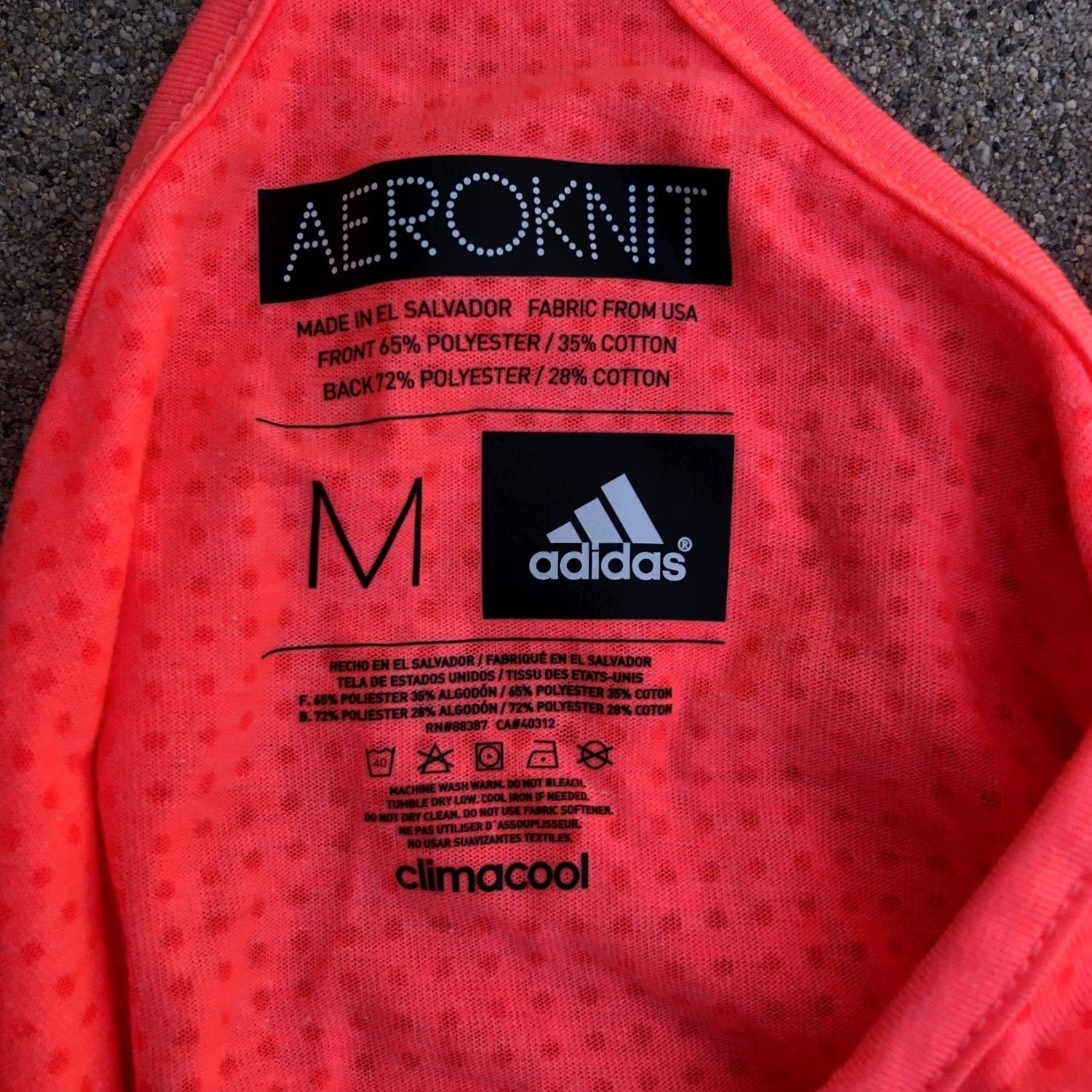 Adidas ADIDAS Aeroknit CC Tank Top Women's MEDIUM Climacool Orange S10931 Brand New Size M / US 6-8 / IT 42-44 - 3 Thumbnail