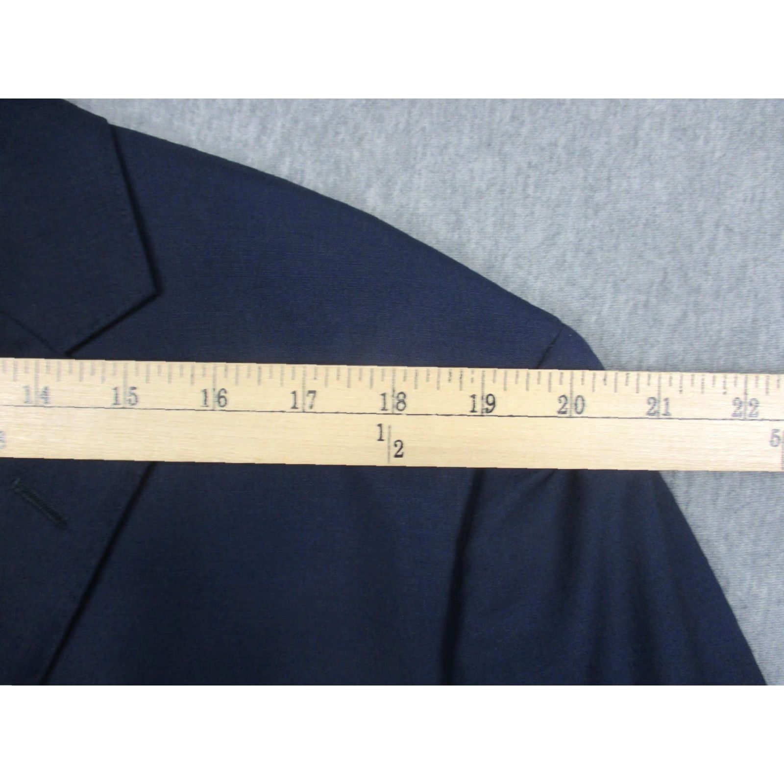 Brooks Brothers Brooks Brothers Blazer Mens 48R Navy Wool Mohair Fitzgerald Single-Breasted Notch Lapel 2-Button Formal Suit Jacket Size 48R - 7 Thumbnail