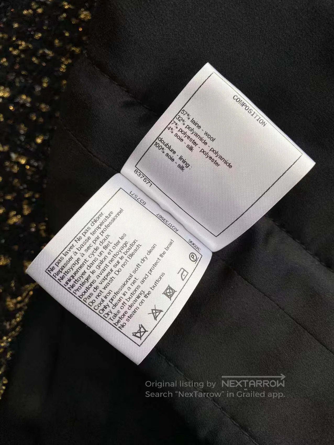 Chanel Chanel Egyptian black and gold jacket| Size XS / US 0-2 / IT 36-38 - 6 Thumbnail