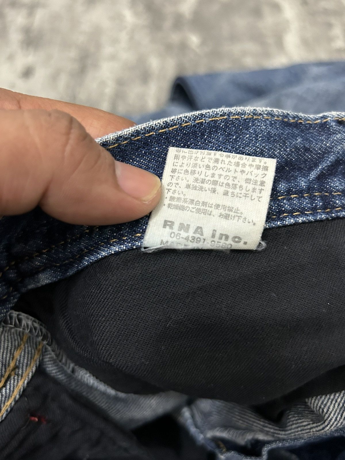 Japanese Brand RNA Inch Distressed Ripped Jeans Size US 30 / EU 46 - 13 Thumbnail
