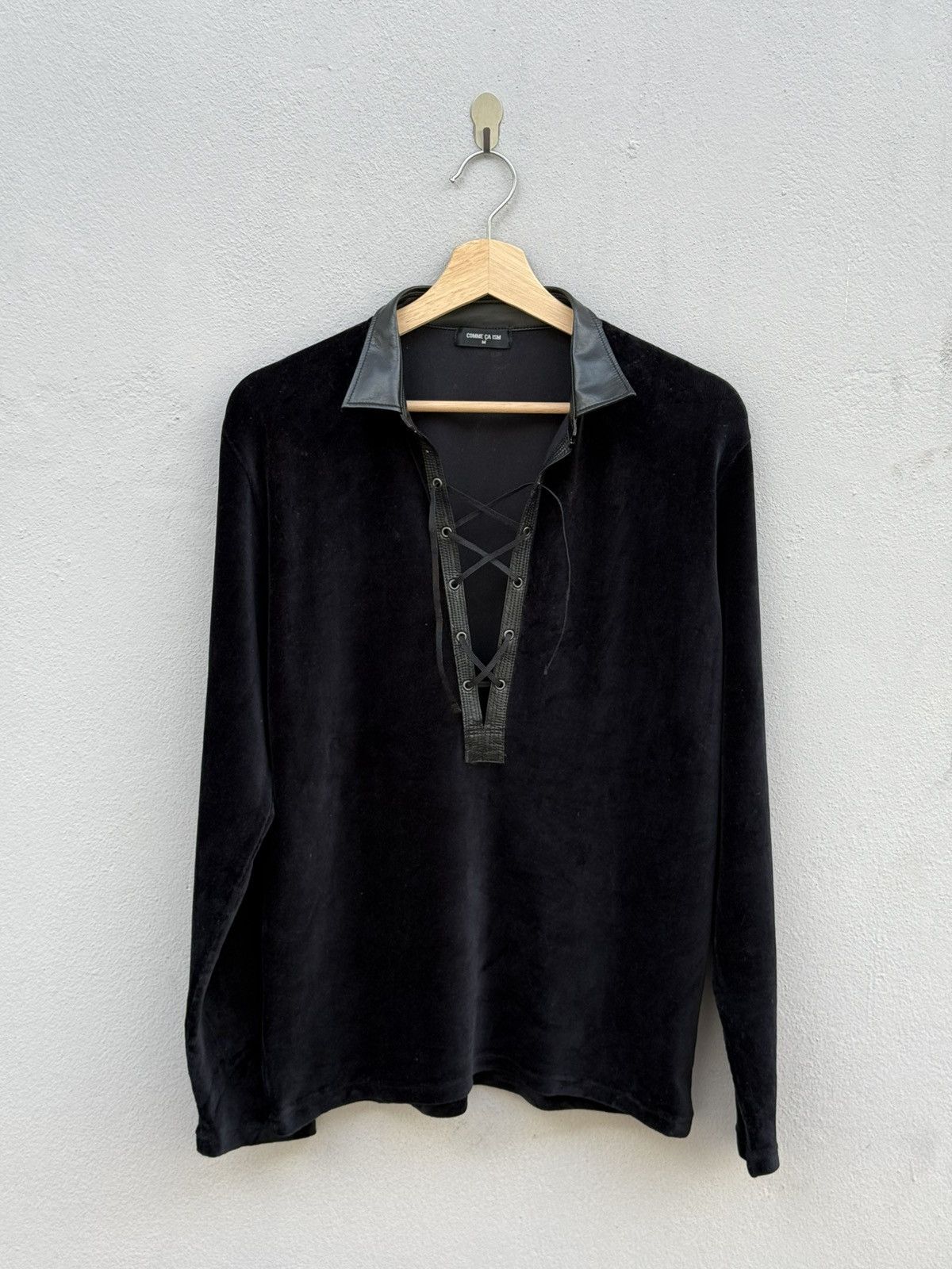 Comme Ca Ism Vintage Comme Ca Ism Black Velvet With Laces Size US M / EU 48-50 / 2 - 1 Thumbnail