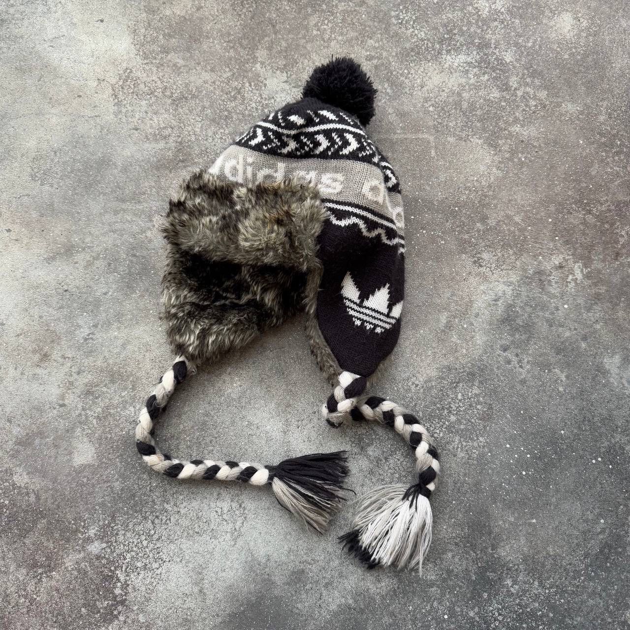 Adidas × Streetwear × Vintage Adidas Vintage Faux Fur Y2K