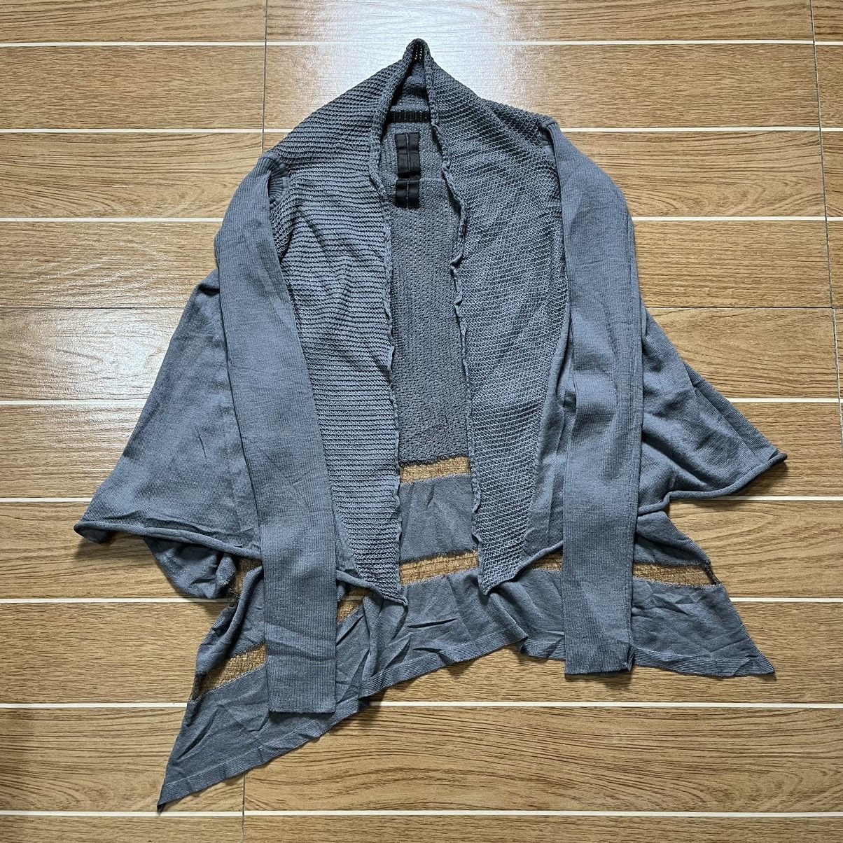 Rick Owens Rick Owens Dust Knitted Wrap Cardigan Size XS / US 0-2 / IT 36-38 - 1 Thumbnail