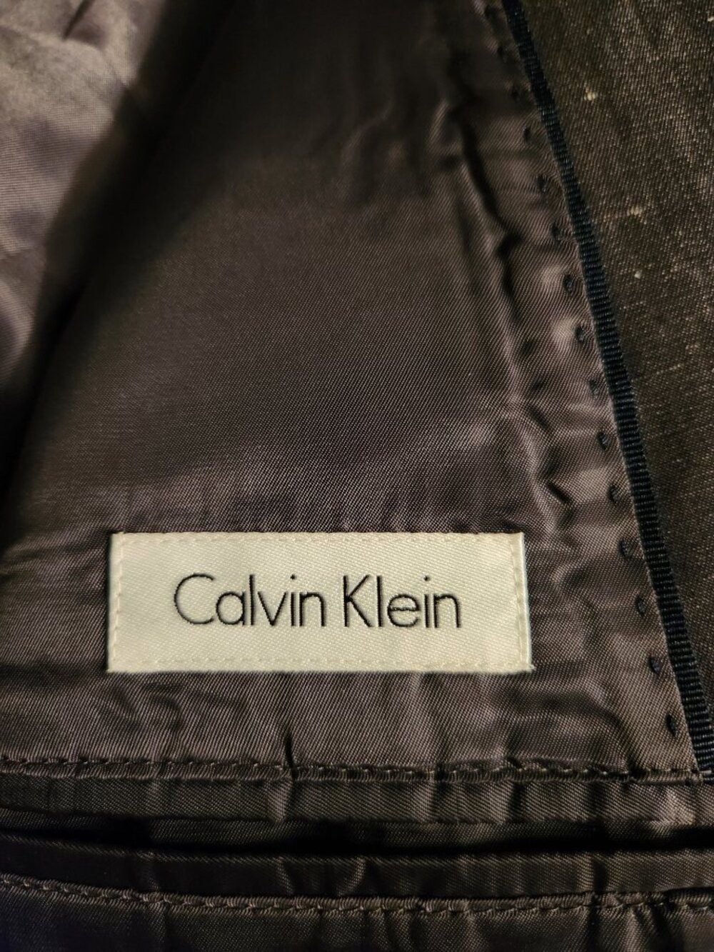 Calvin Klein Calvin Klein men's 56%linen 44%cotton sport coat blazer M Size US M / EU 48-50 / 2 - 2 Thumbnail