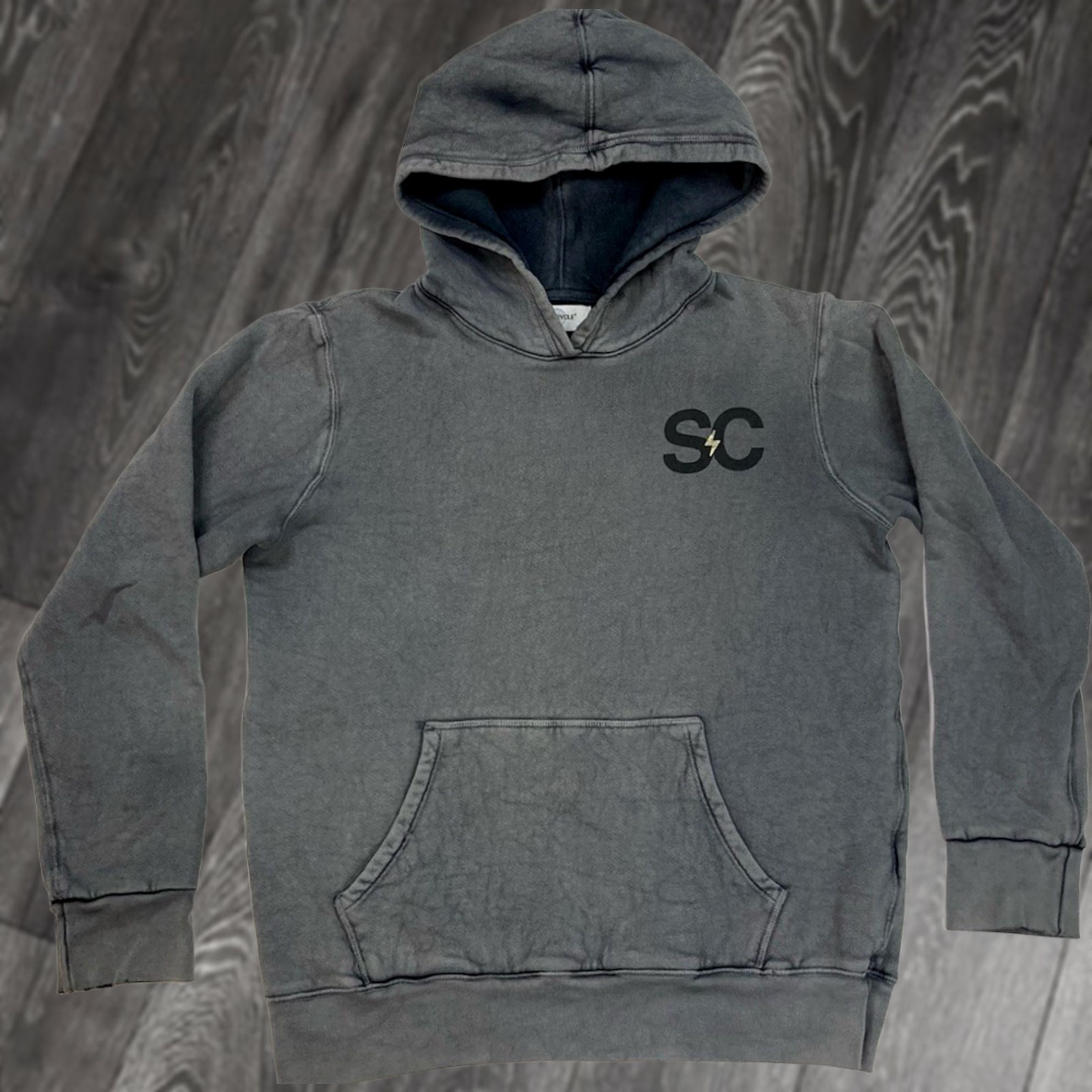Logo 7 SoulCycle Logo Pullover Hoodie Men M Gray Hoodie, Graphic Print, Pockets, Hooded, Crew Neck, Regular Fit, Cotton Fleece, 100% Authentic, Pre Owned Size US M / EU 48-50 / 2 - 1 Thumbnail