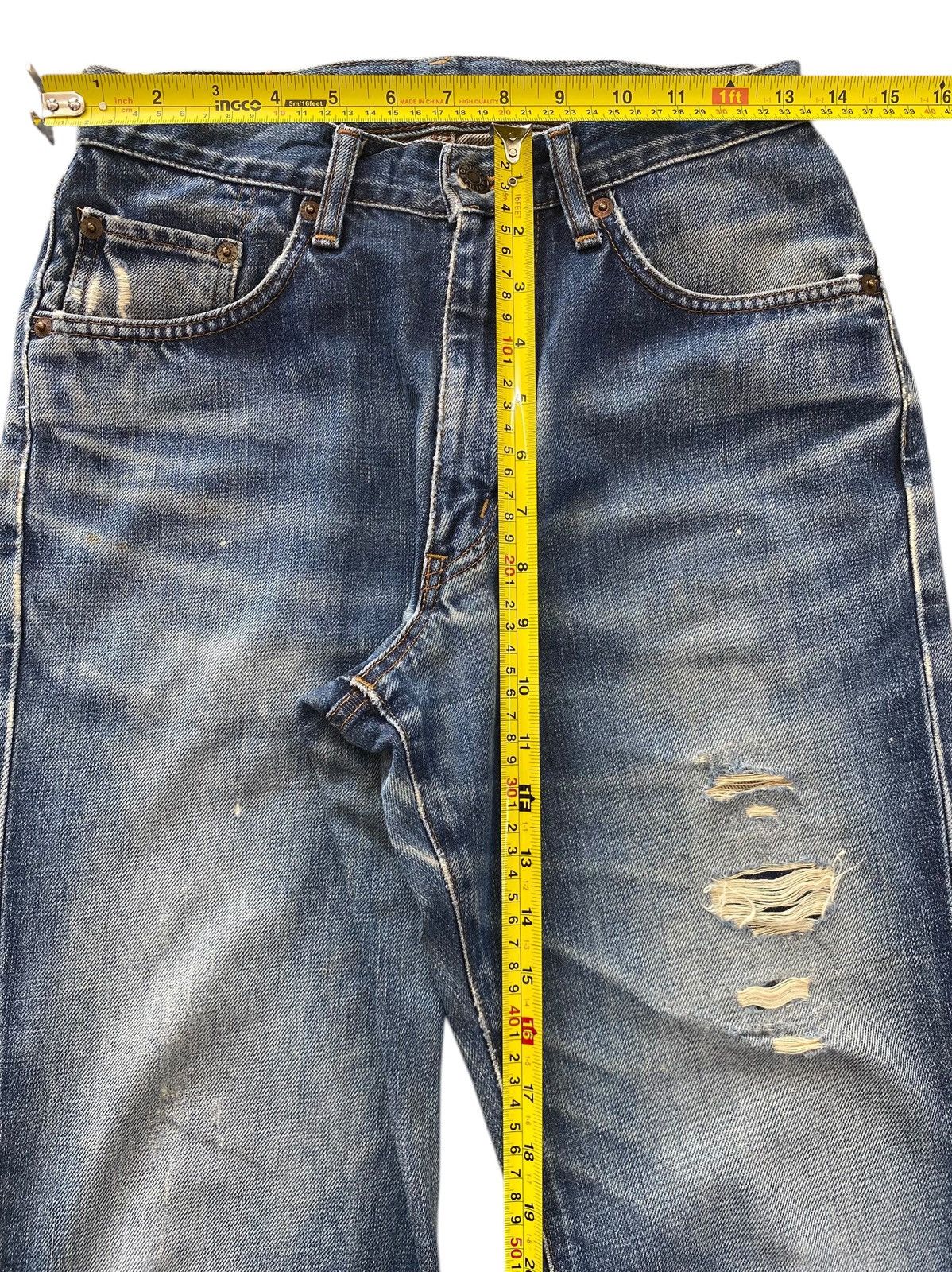 Edwin Edwin 503 Faded Wash Style Regular Leg Jeans Size US 27 - 6 Thumbnail