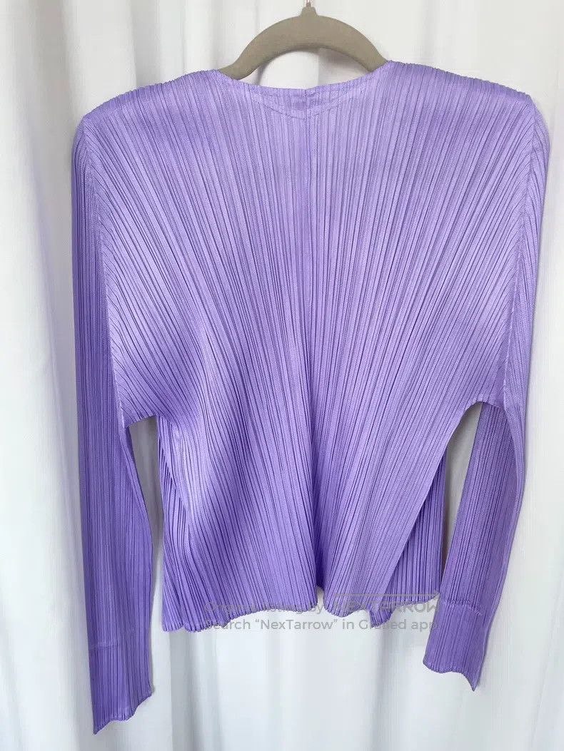 Issey Miyake Issey Miyake Purple Coat Size L / US 10 / IT 46 - 3 Thumbnail