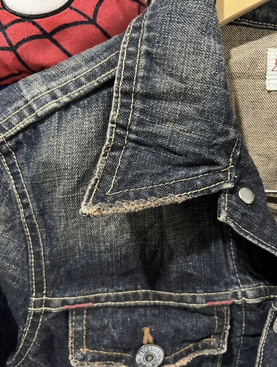 Levi's 🔥Vintage Levis Redloop Denim Jacket Size S / US 4 / IT 40 - 10 Thumbnail