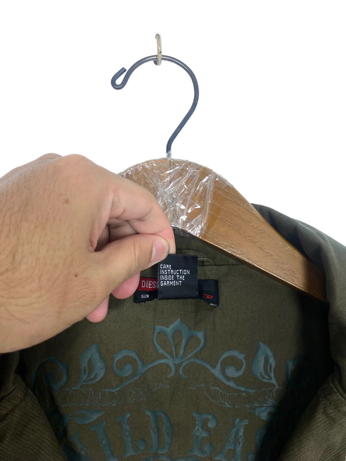 Diesel Rare‼️ Diesel Khaki Tie Waist Jacket Size XS / US 0-2 / IT 36-38 - 9 Thumbnail