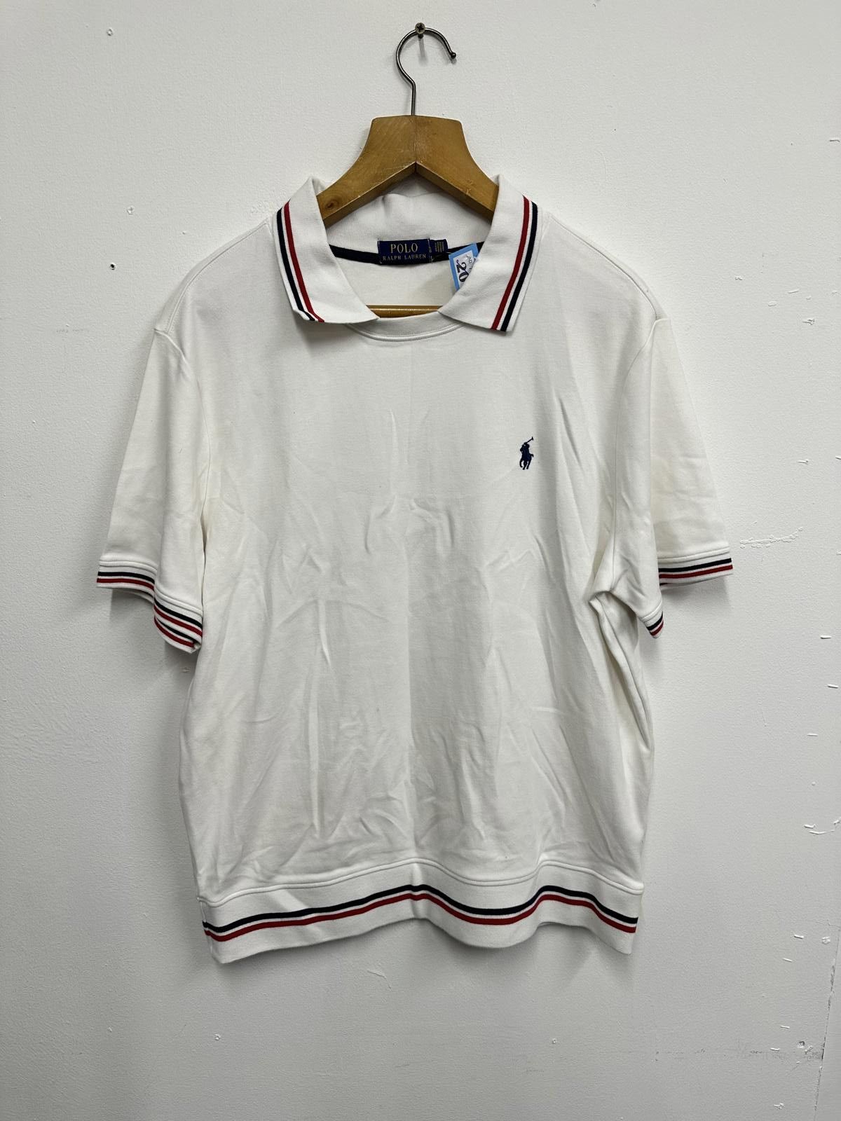 Polo Ralph Lauren Polo Ralph Lauren White Short Sleeve Polo Shirt Size US L / EU 52-54 / 3 - 1 Thumbnail