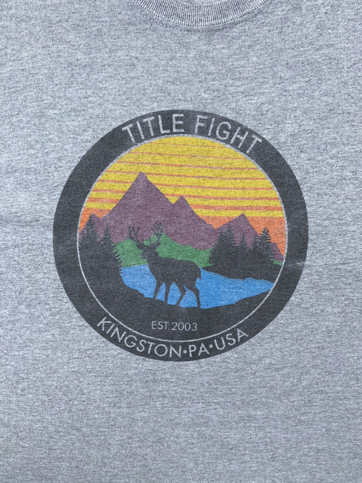 Band Tees Sick🔥Original Vintage Title Fight “DEER” Band Tees Size US L / EU 52-54 / 3 - 6 Thumbnail