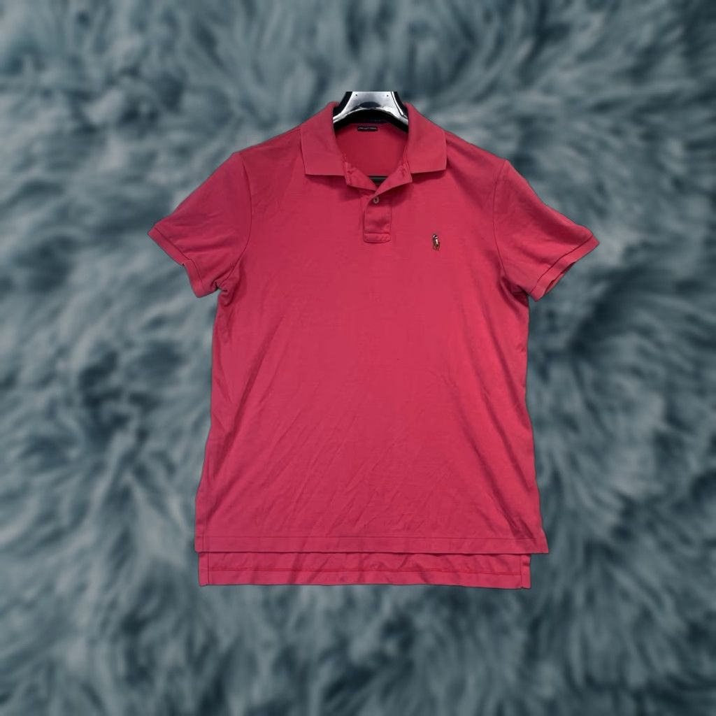 Polo Ralph Lauren Ralph Lauren Polo Mens Pink Soft Pima Touch Polo Shirt Size M See Pics Size US M / EU 48-50 / 2 - 1 Thumbnail
