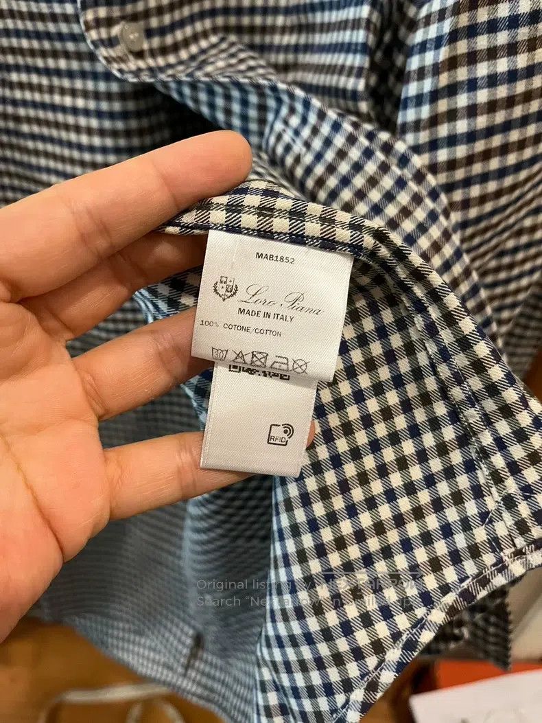 Loro Piana Loro Piana Gingham Shirt Size L / US 10 / IT 46 - 3 Thumbnail