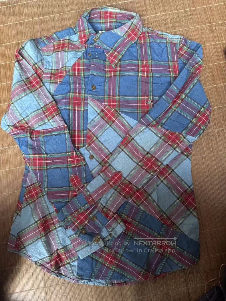 Vivienne Westwood Vivienne Westwood Plaid Long Sleeve Shirt Size M / US 6-8 / IT 42-44 - 1 Thumbnail