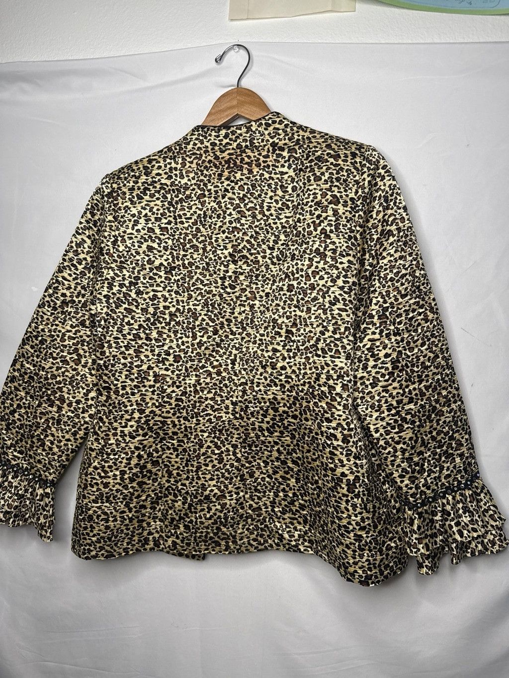 Other Moshita Couture leopard blazer with brooch sewn in sz 14 Size XL / US 12-14 / IT 48-50 - 6 Thumbnail