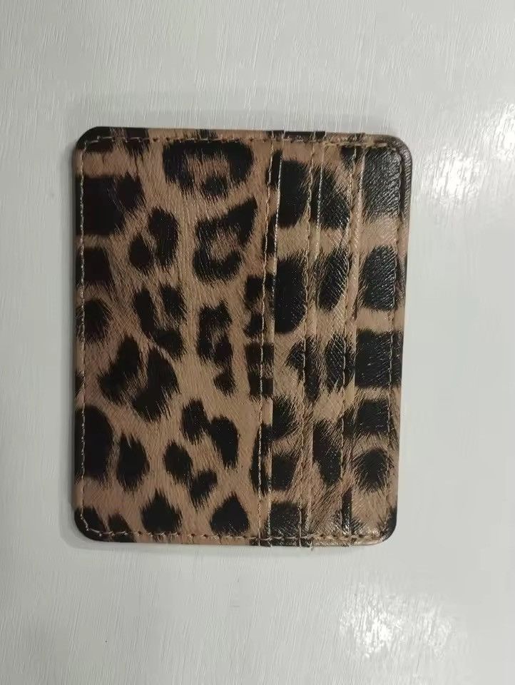 Japanese Brand Y2k cheetah leopard print wallet cardholder Size ONE SIZE - 5 Thumbnail