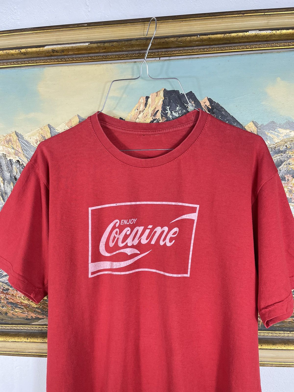 Other vintage Enjoy Cocaine graphic 70s 80s 90s Parody Tee coke Size US M / EU 48-50 / 2 - 4 Thumbnail
