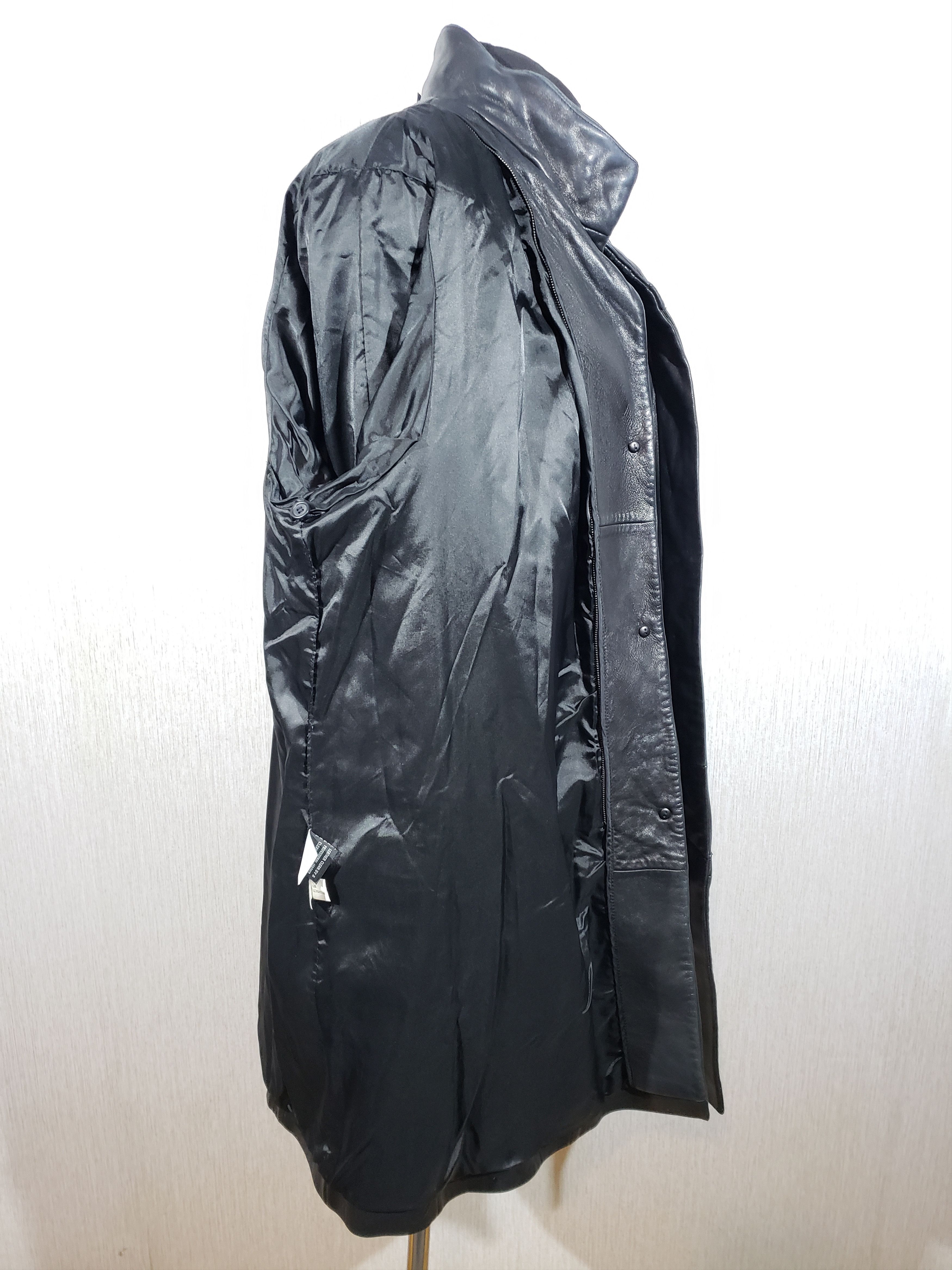 Other Elegant black women's jacket made of genuine leather. Size 3XL / US 20-22 - 9 Thumbnail