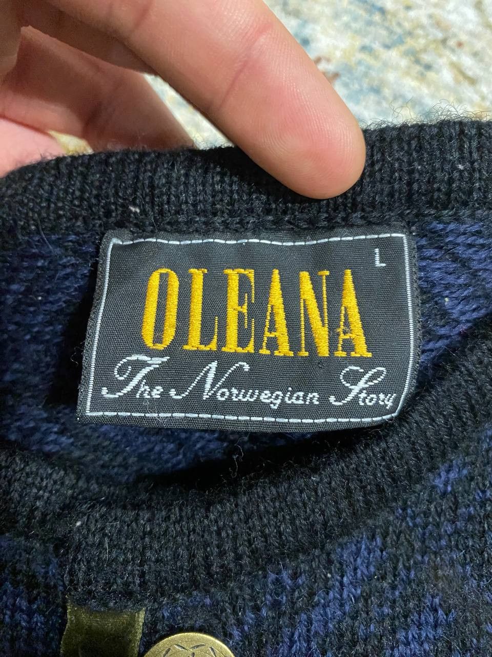 Vintage Oleana Cardigan Sweater Size L LIKE NEW Size L / US 10 / IT 46 - 5 Thumbnail