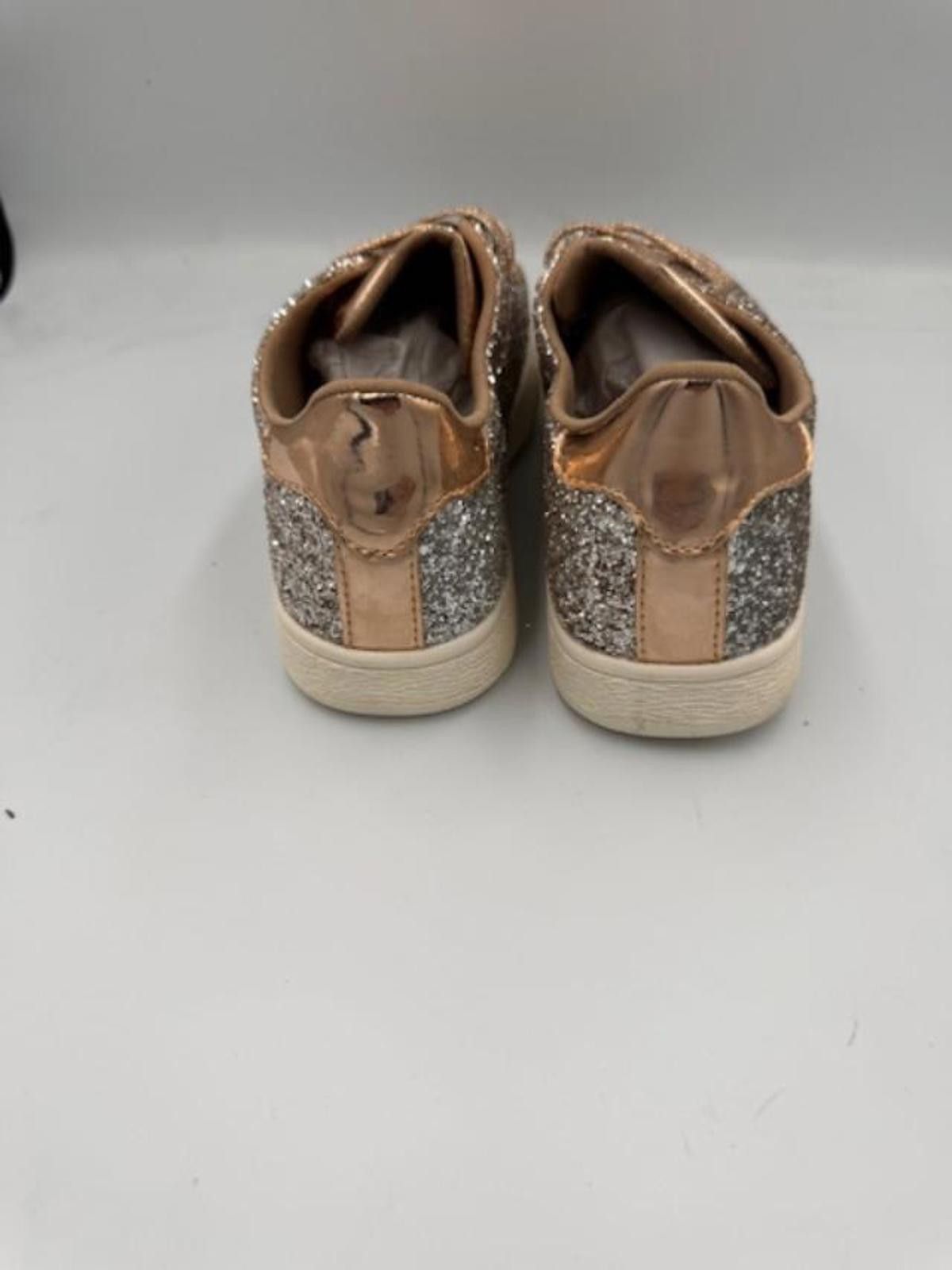 Forever 21 Forever Rose Gold Glitter Sneakers Size W6.5 Size US 6.5 / IT 36.5 - 6 Thumbnail