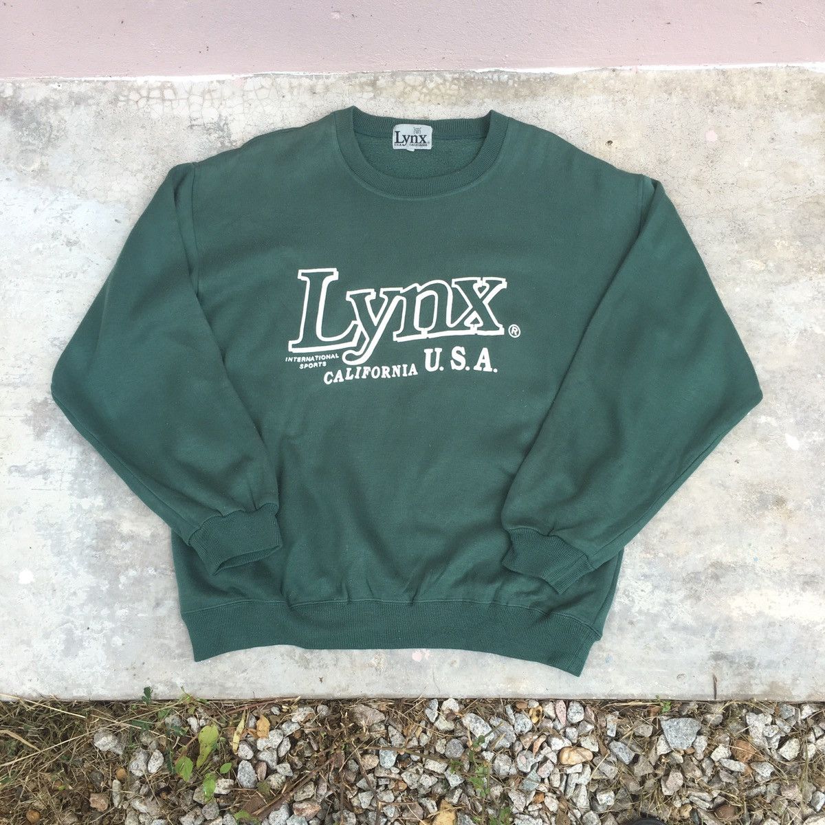 Vintage Vintage Lynx California Crewneck Size US L / EU 52-54 / 3 - 1 Thumbnail