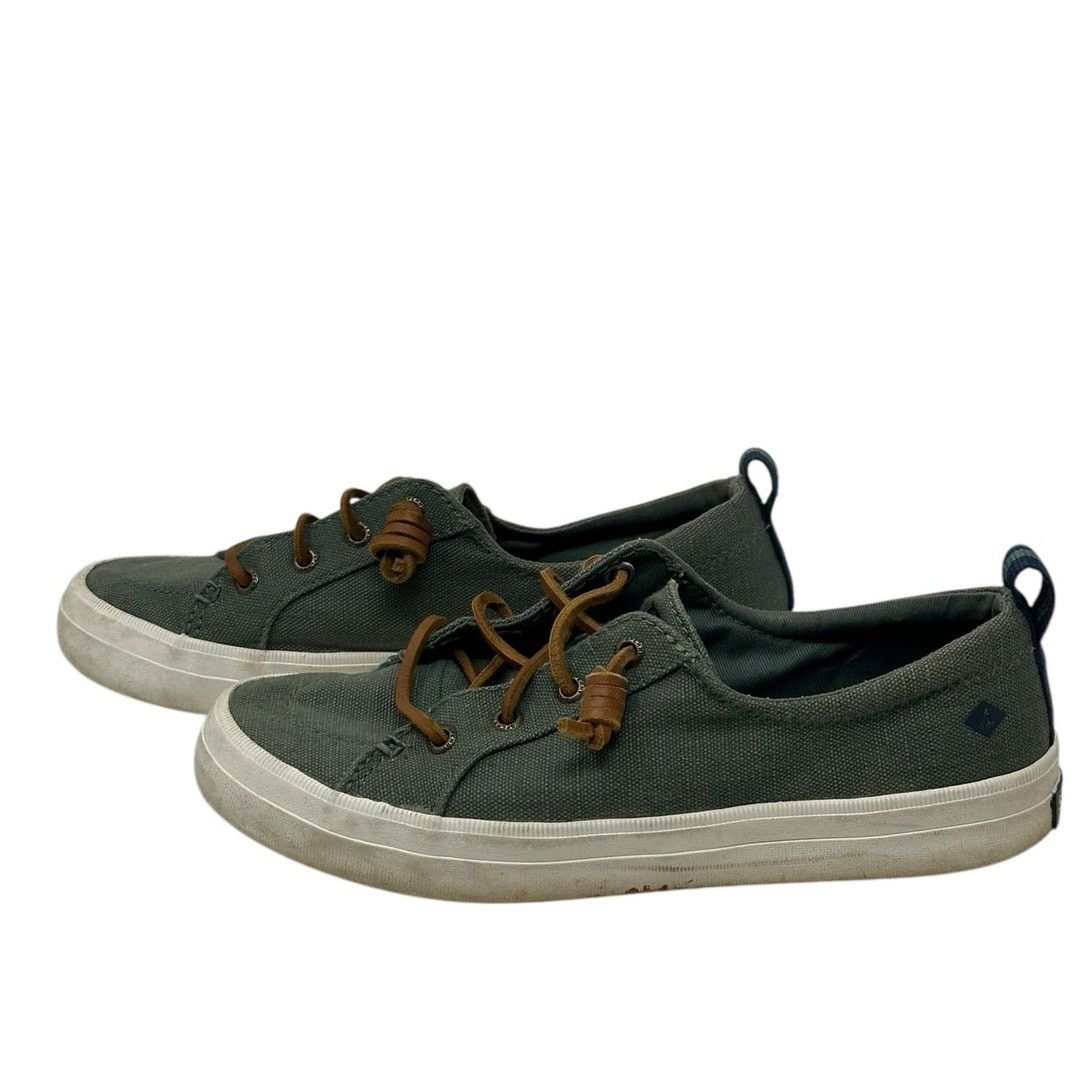 Sperry SPERRY green canvas Crest Vibe DUCK MONTAN Sneaker Size 6 Size US 6 / IT 36 - 4 Thumbnail