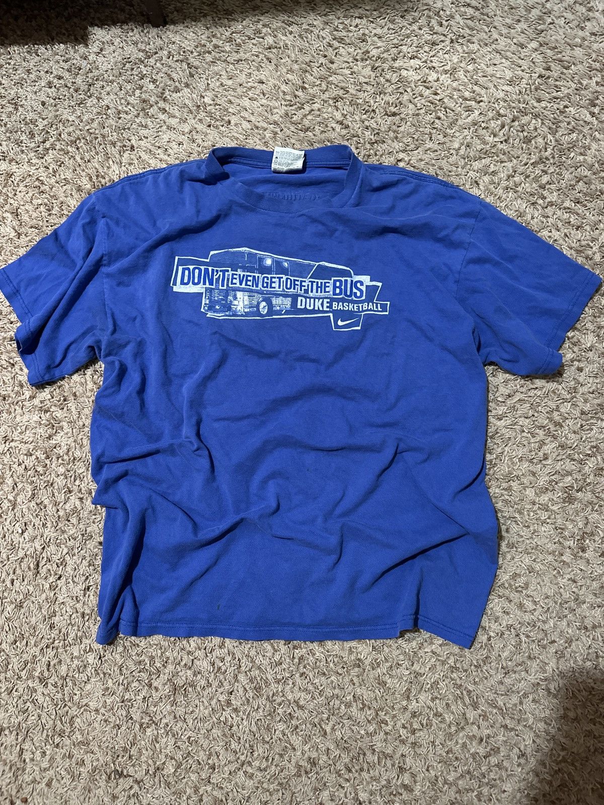 Nike Nike Team Duke Basketball T shirt Size US XL / EU 56 / 4 - 1 Thumbnail