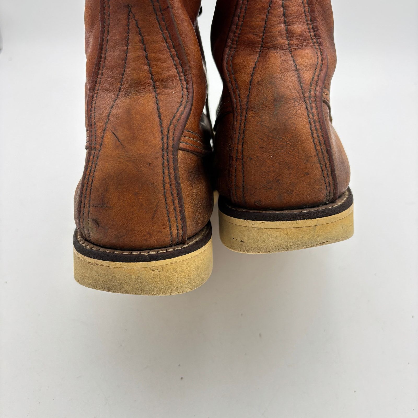 Red Wing × Vintage Vintage Red Wing Irish Setter Moc Toe Leather Work Boot 11.5 Size US 11.5 / EU 44-45 - 12 Thumbnail