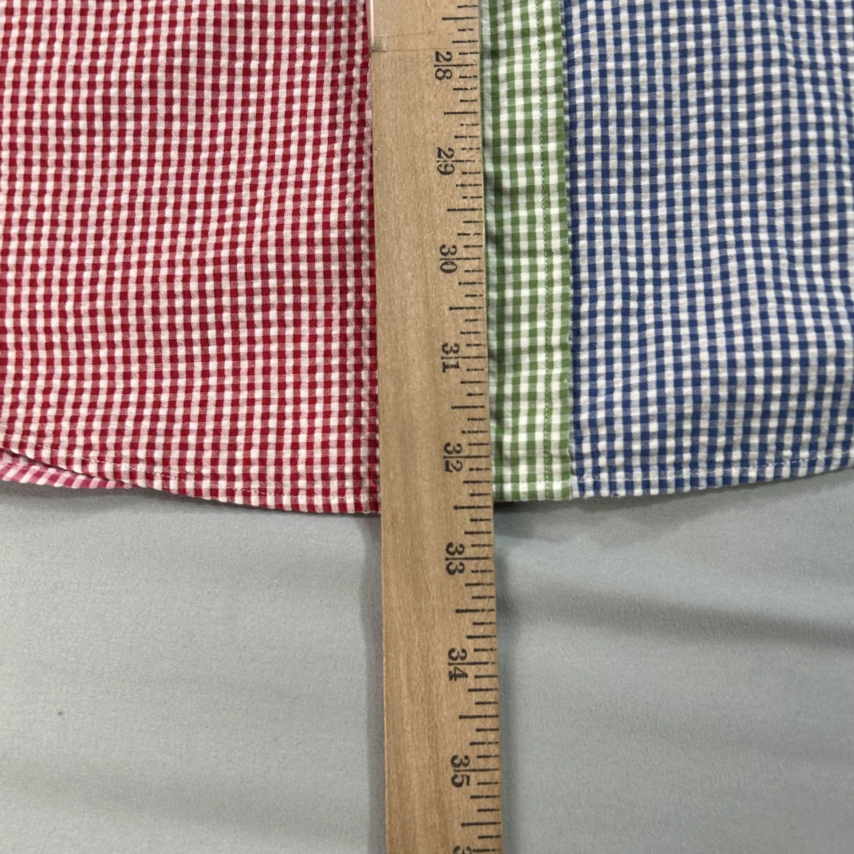 Brooks Brothers Brooks Brothers Shirt Mens Large Multicolor Gingham Button-Down Short Sleeve Casual Preppy Patchwork Check Cotton Size US L / EU 52-54 / 3 - 6 Thumbnail