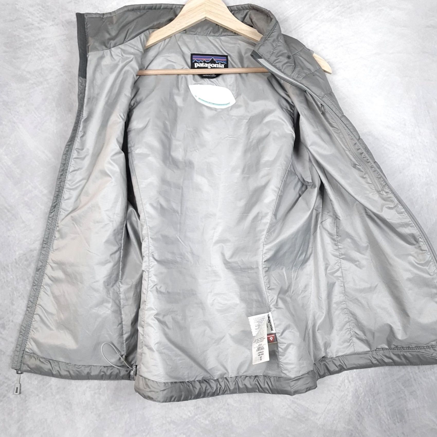 Patagonia Patagonia Nano Puff Vest Womens Small Gray Primaloft Insulated Lightweight Quilted Full Zip Pockets Logo Size S / US 4 / IT 40 - 6 Thumbnail