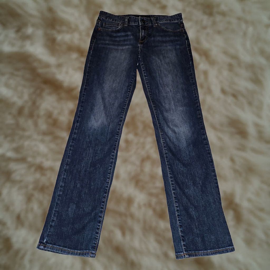 Calvin Klein VINTAGE Calvin Klein Jeans Skinny Blue Denim Embroidered 5-Pocket Regular Womens Size 29 32x30 Hipster Preppy Rise Low-Custom Quirk de Size 29" - 1 Thumbnail
